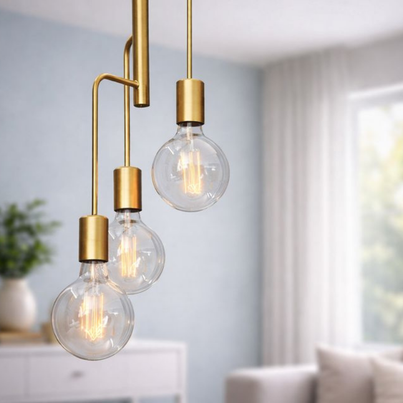 LAMP COLG MET BRONCE 3E27 JH-103